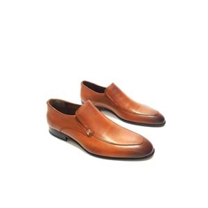 wınssto hakiki deri erkek klasik ayakkabı - TABA - 40