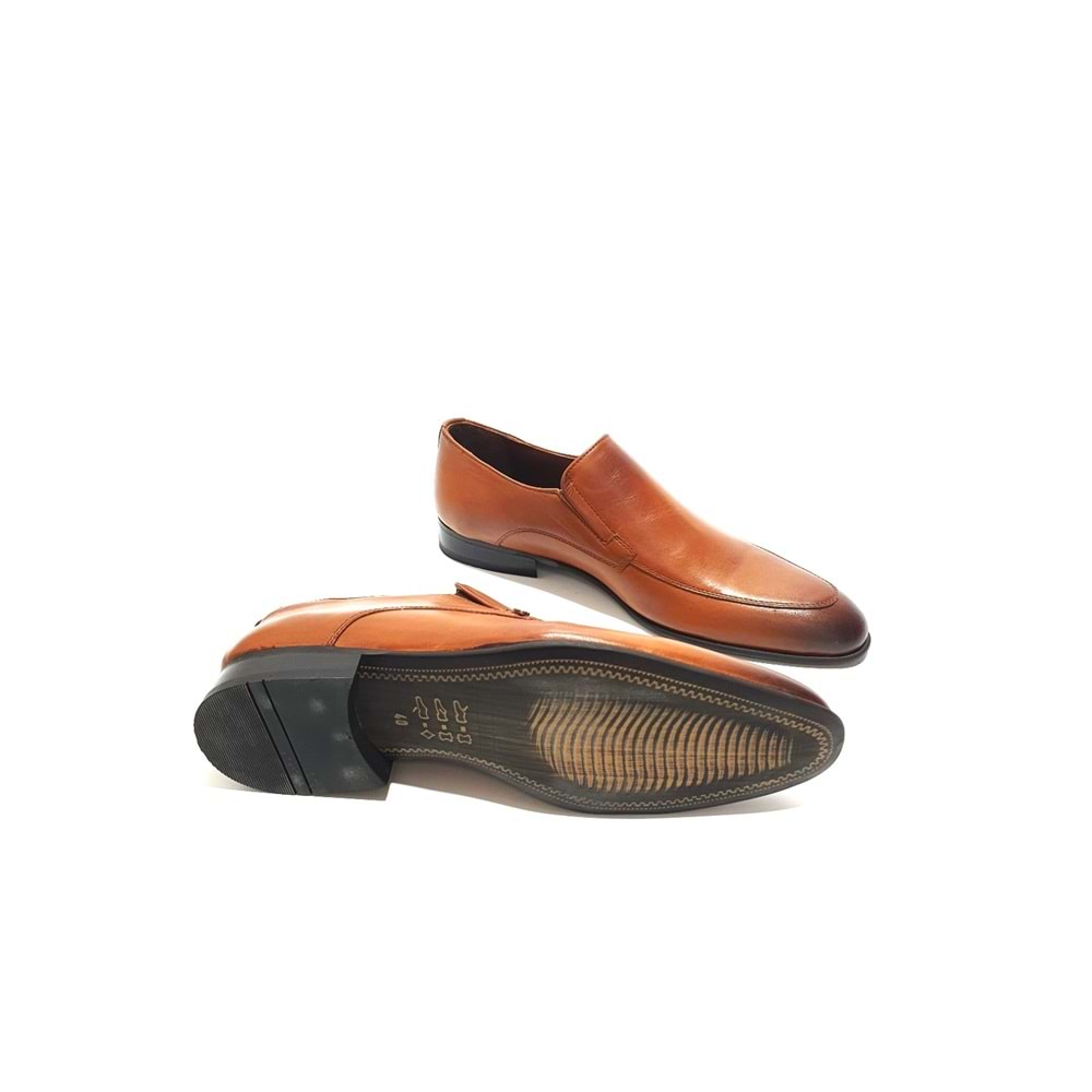 wınssto hakiki deri erkek klasik ayakkabı - TABA - 40