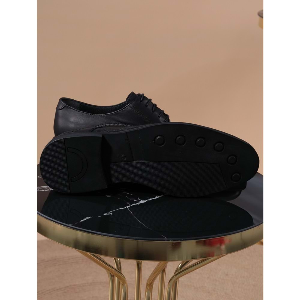 Konfores 953 Hakiki Deri Erkek Klasik Ayakkabı - NKT00953-siyah-40