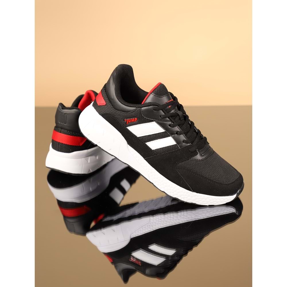 Jump 1072-26605 Anatomik Sneakers Ayakkabı - NKT01072-siyah beyaz-40