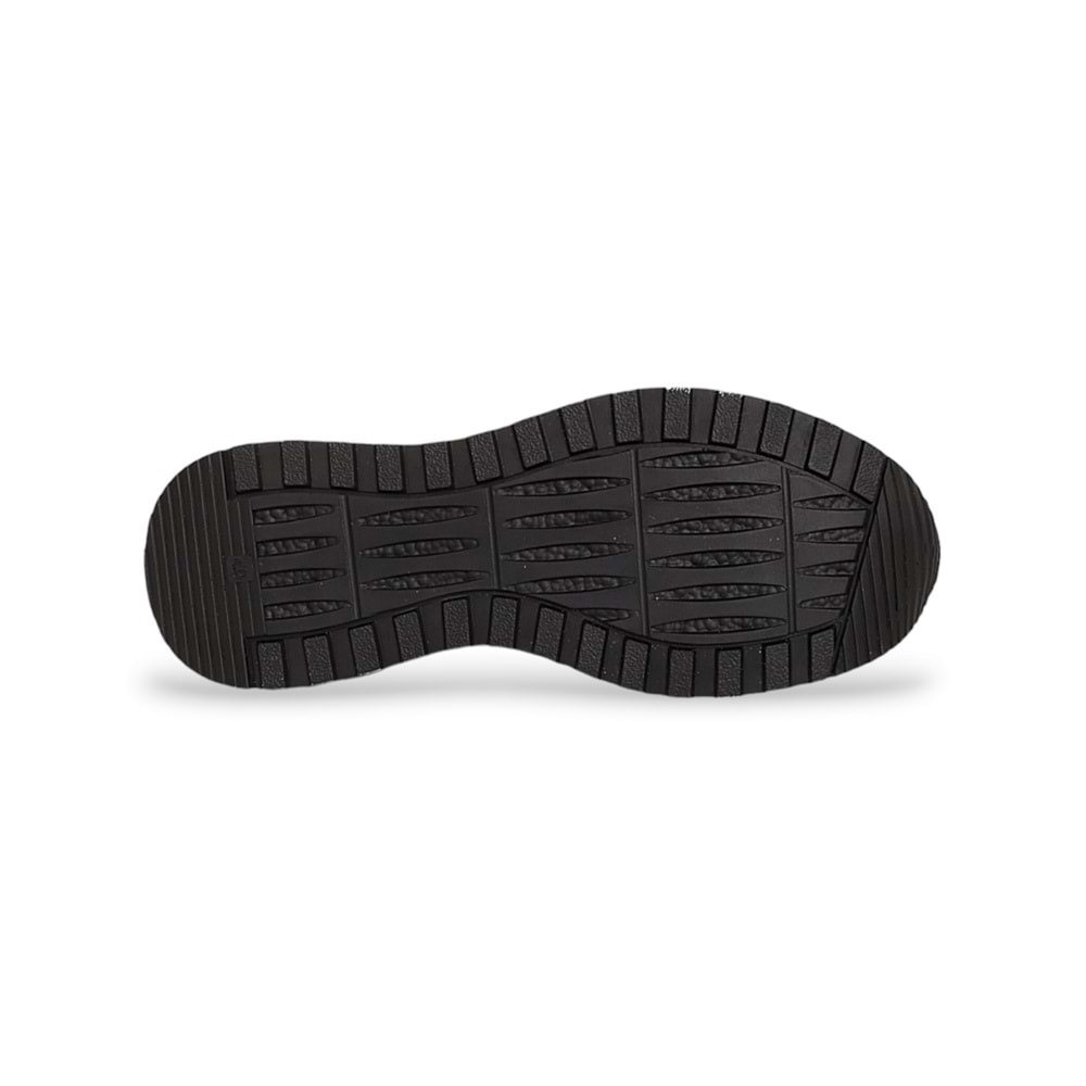 Konfores 1835-346497 Hakiki Deri Anatomik Tabanlı Erkek Sneakers Ayakkabı - NKT01835-siyah-43